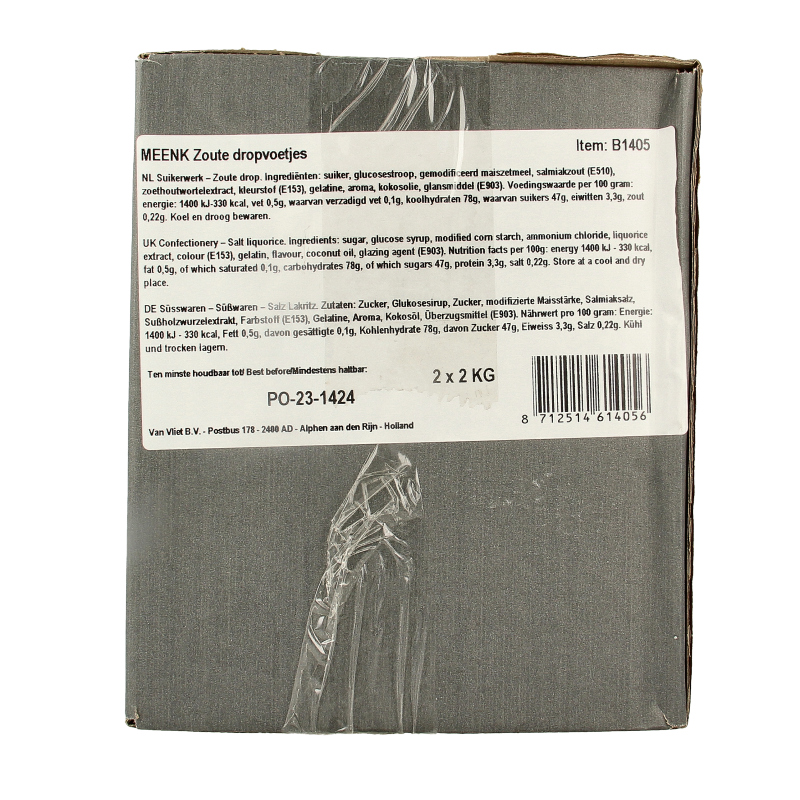 Meenk Zoute drop voetjes 4 Kilogram