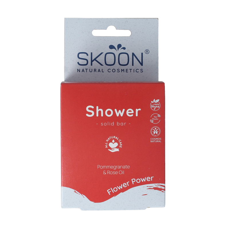 Skoon Solid shower flower power 90 Gram