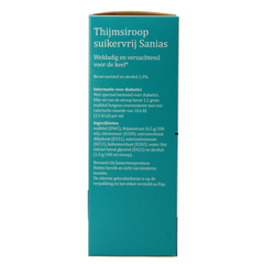 Sanias Thijmsiroop suikervrij 150.00 Milliliter
