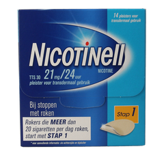 Nicotinell TTS30 21mg 14 Stuks