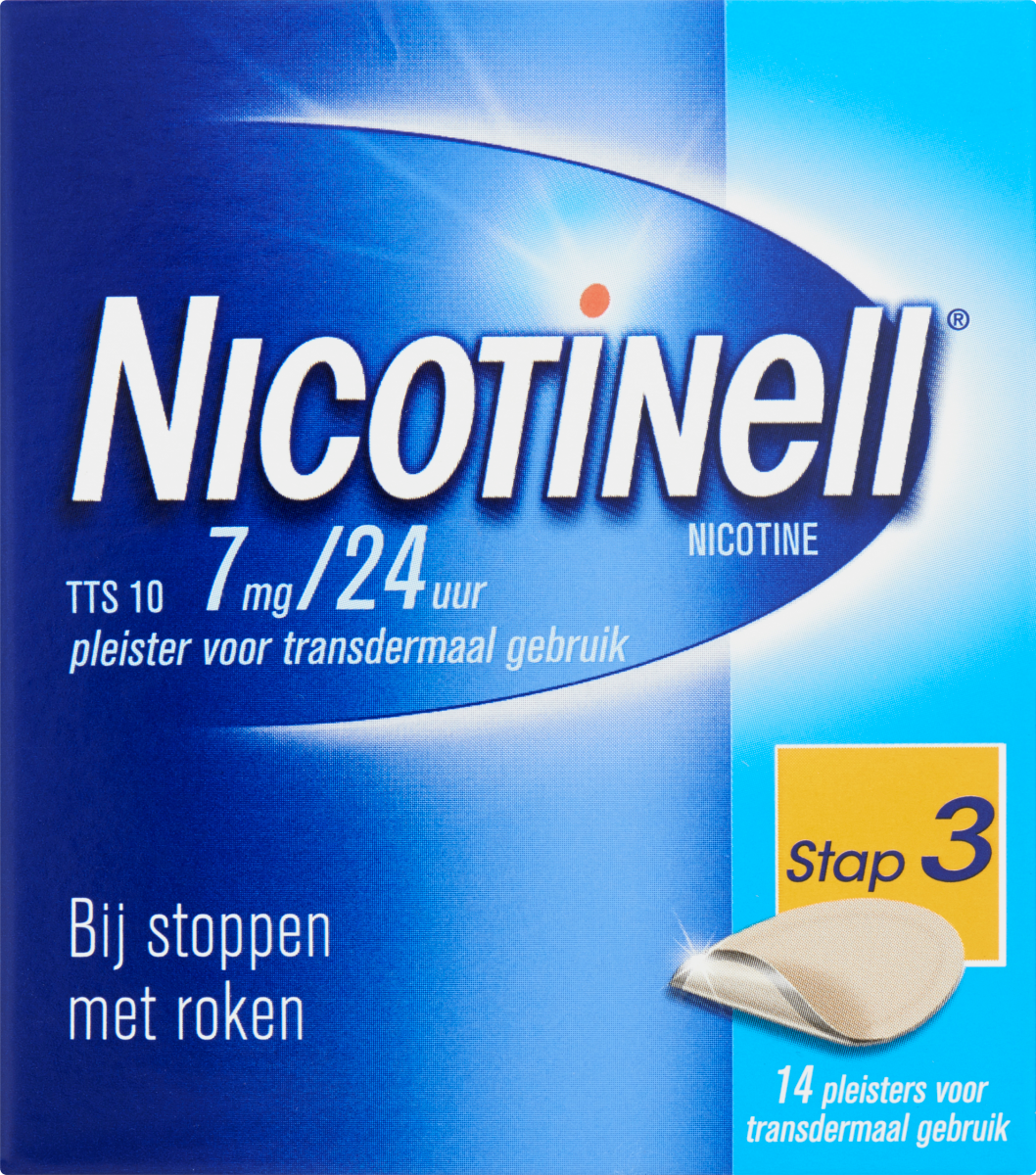 Nicotinell TTS10 7mg 14.00 Stuks
