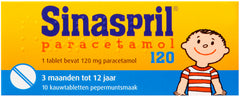 Sinaspril Paracetamol 120mg 10.00 Tabletten