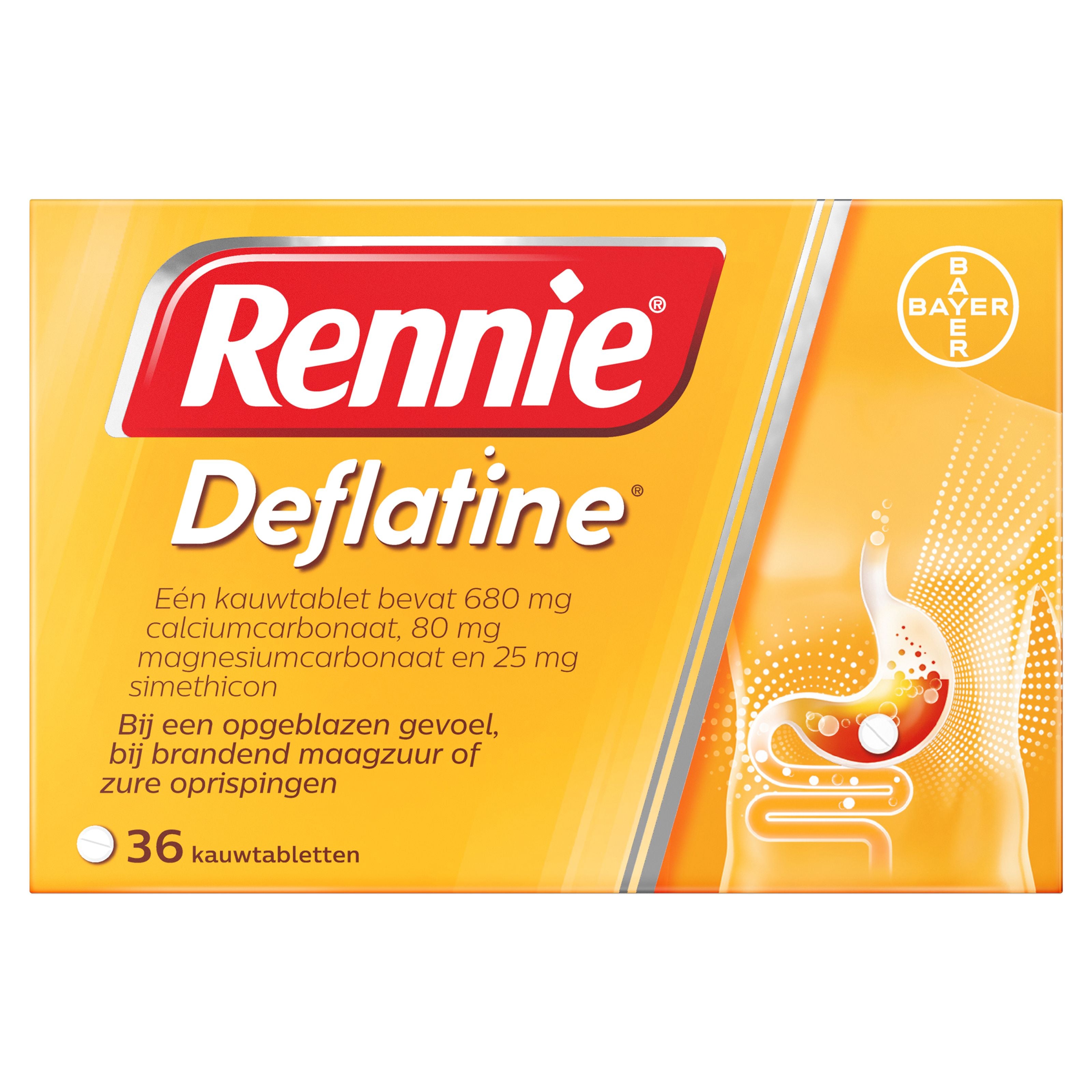 Rennie Deflatine 36 Tabletten