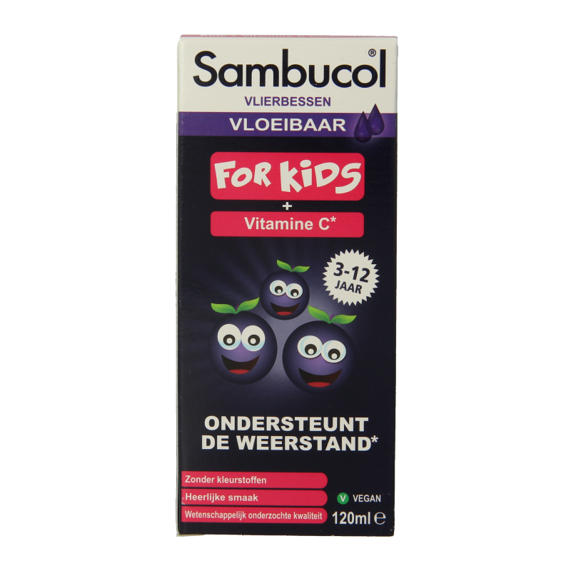 Sambucol Vlierbessensiroop for kids 120 Milliliter