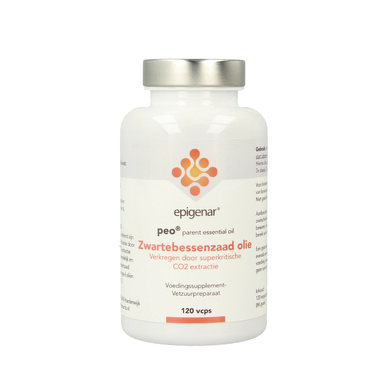 Epigenar Zwarte bessenzaadolie (parent oil) 120 Vegetarische capsules