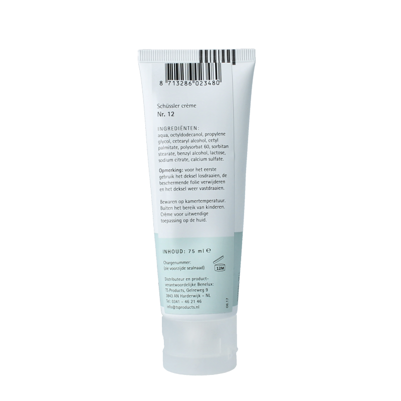 Pflüger Schussler creme nr. 12 75 Milliliter