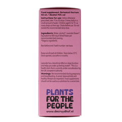 Cruydhof Lavendula officinalis flor/lavendel bio 50 Milliliter