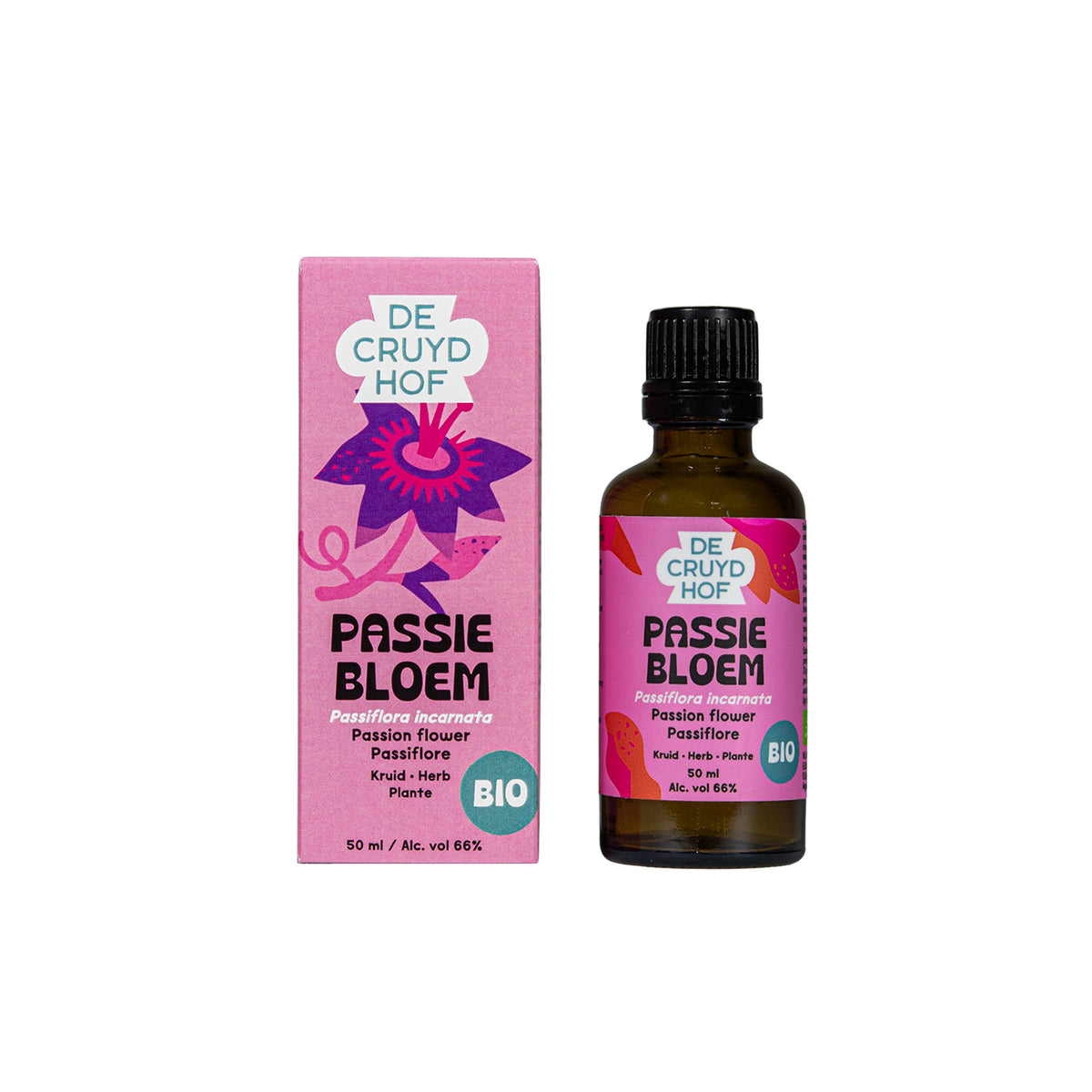 Cruydhof Passiflora incarnata hrb/passiebloem bio 50.00 Milliliter