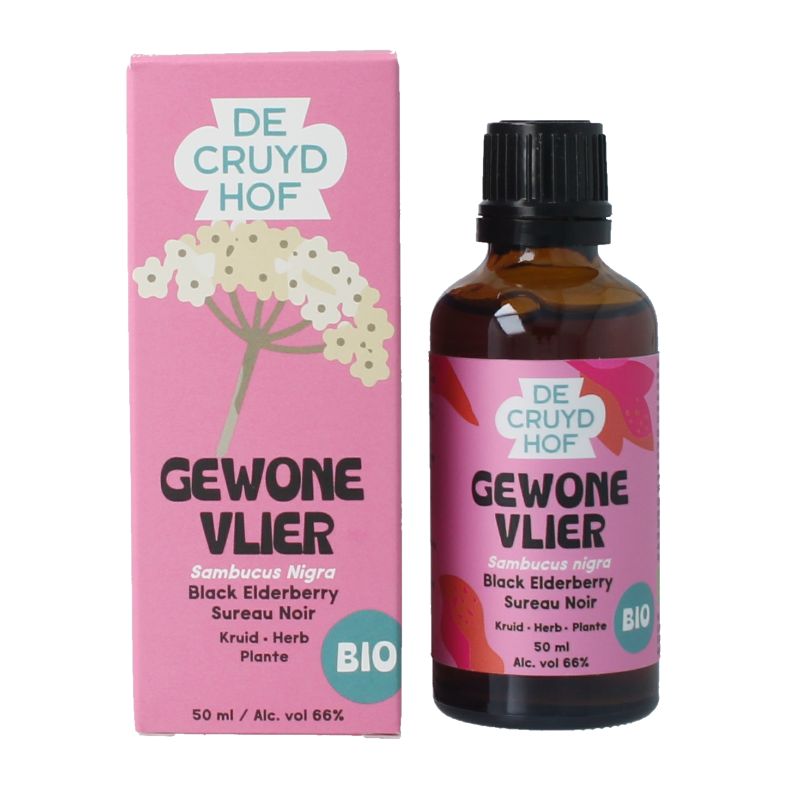 Cruydhof Sambucus nigra herb/gewone vlier bio 50 Milliliter