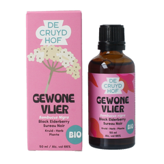 Cruydhof Sambucus nigra herb/gewone vlier bio 50 Milliliter