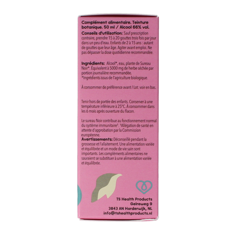 Cruydhof Sambucus nigra herb/gewone vlier bio 50 Milliliter