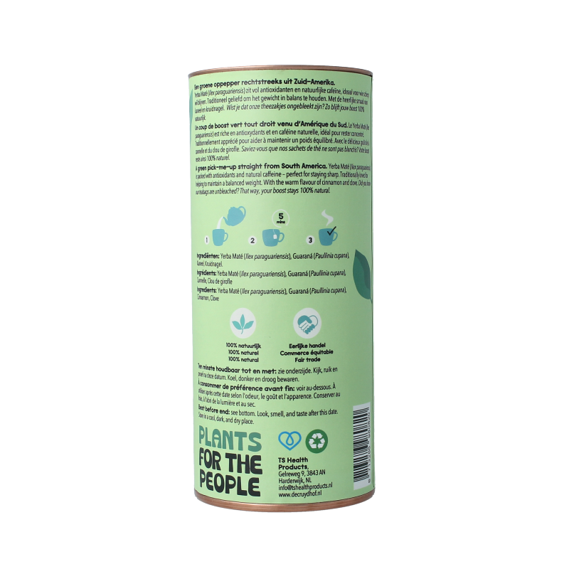 Cruydhof Thee yerba mate / guaranacinnamon / clove 20 Stuks