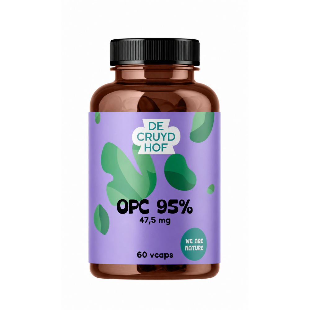 De Cruydhof De Cruydhof OPC 95%, 60 vcaps 60.00 Vegetarische capsules