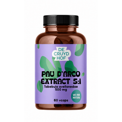 De Cruydhof De Cruydhof Pau d'Arco extract 5:1, 60 vcaps 60.00 Vegetarische capsules