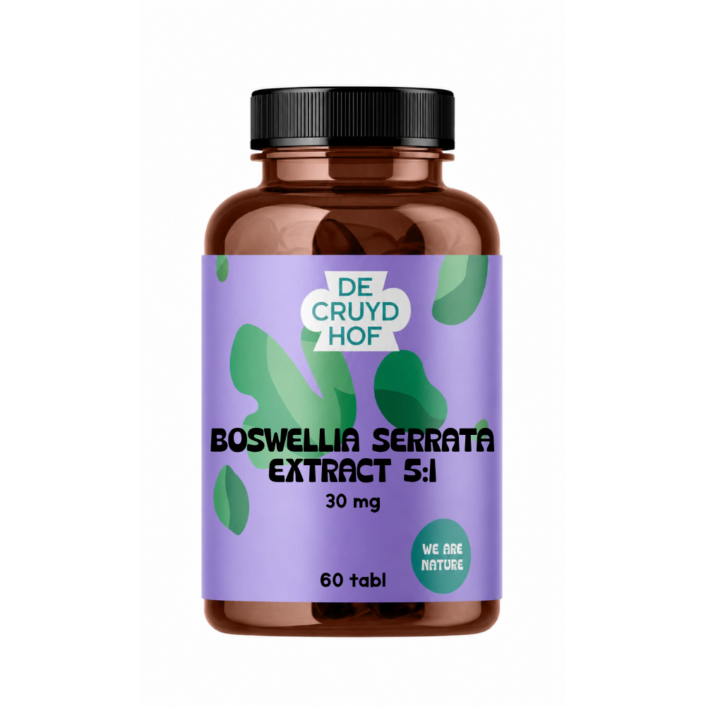 De Cruydhof De Cruydhof Boswellia serrata extract 5:1, 60 tabl 60.00 Tabletten