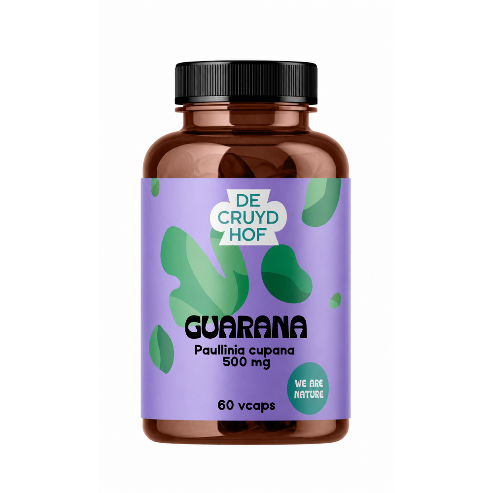De Cruydhof De Cruydhof Guarana bio 60.00 Vegetarische capsules