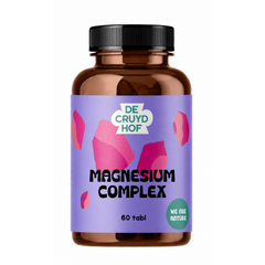 De Cruydhof De Cruydhof Magnesium complex, 60 vcaps 60.00 Vegetarische capsules