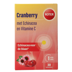 Roter Cranberry vitamine C & echinacea 30.00 Tabletten