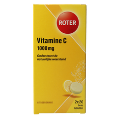 Roter Bruistabletten citroen vit C duopack 40 Bruistabletten