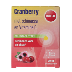 Roter Cranberry vitamine C & echinacea duopack 20 Bruistabletten