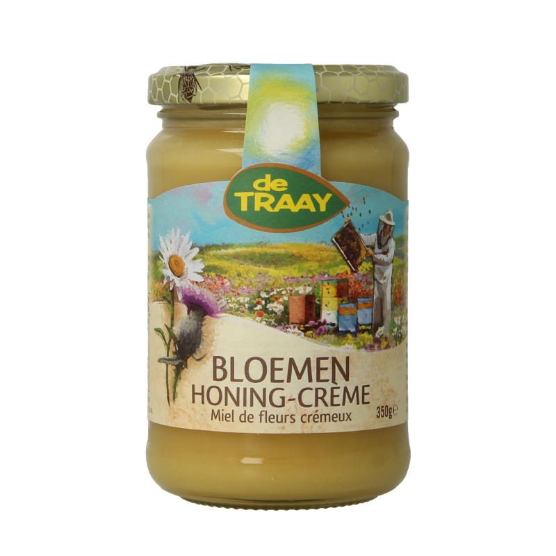 Traay Bloemen honing creme 350 Gram