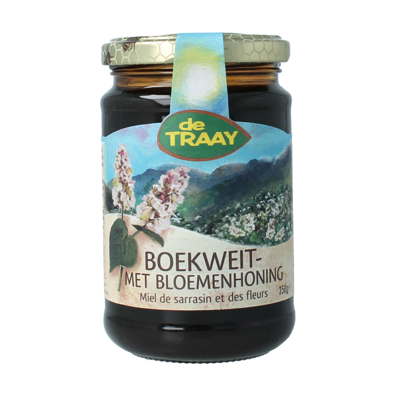 Traay Boekweit met bloemenhoning 350 Gram