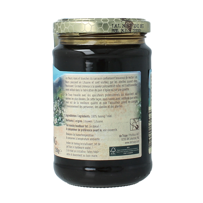 Traay Boekweit met bloemenhoning 350 Gram