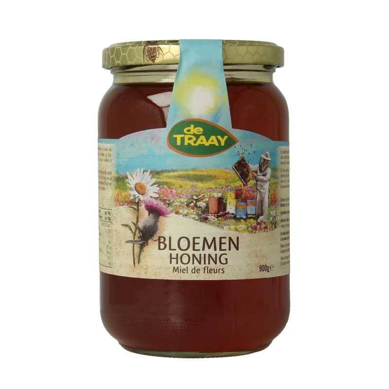 Traay Bloemenhoning vloeibaar 900 Gram