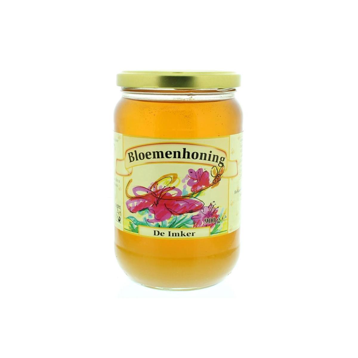 De Imker Bloemenhoning vloeibaar 900.00 Gram