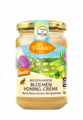 Traay Bloemenhoning creme bio-dynamisch demeter bio 350 Gram