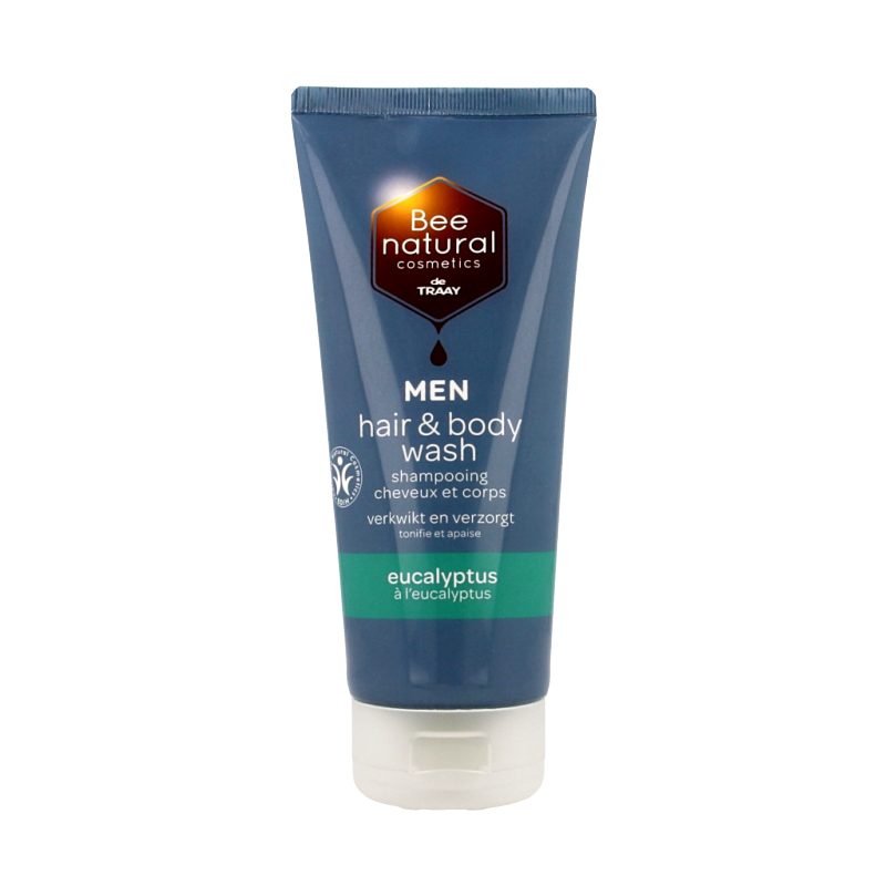 Traay Bee Honest Hair & body wash men eucalyptus 200 Milliliter