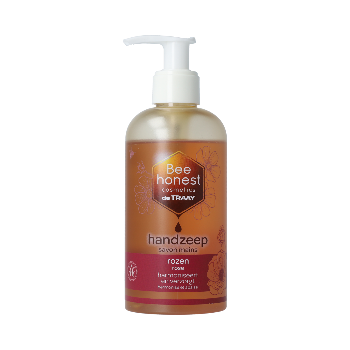Traay Bee Honest Handzeep rozen 250.00 Milliliter