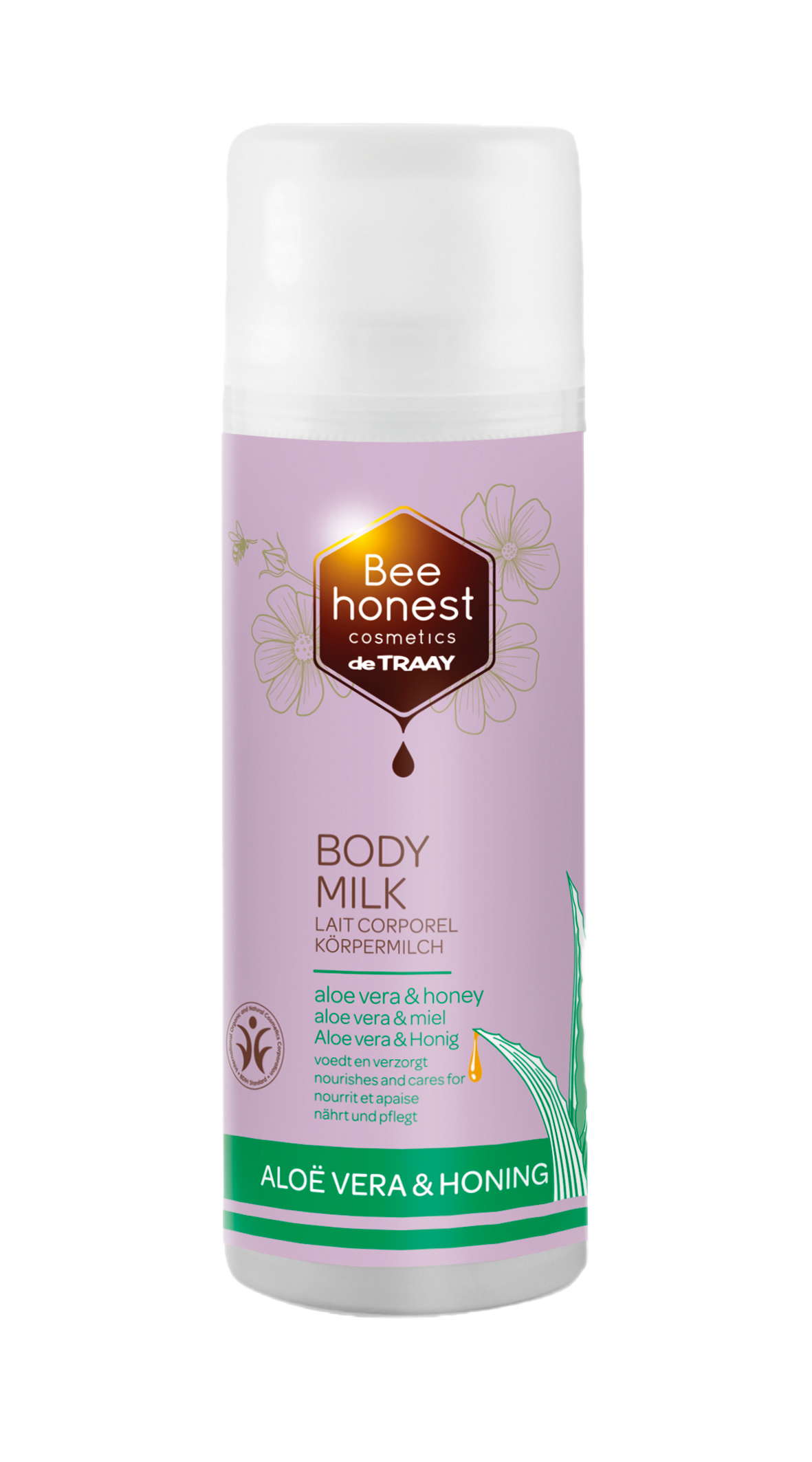 Traay Bee Honest Bodymilk aloe vera & honing 150 Milliliter