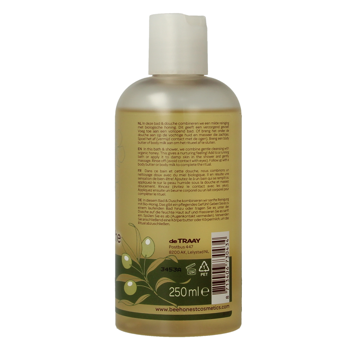 Traay Bee Honest Bad / douche olijf / propolis 250.00 Milliliter