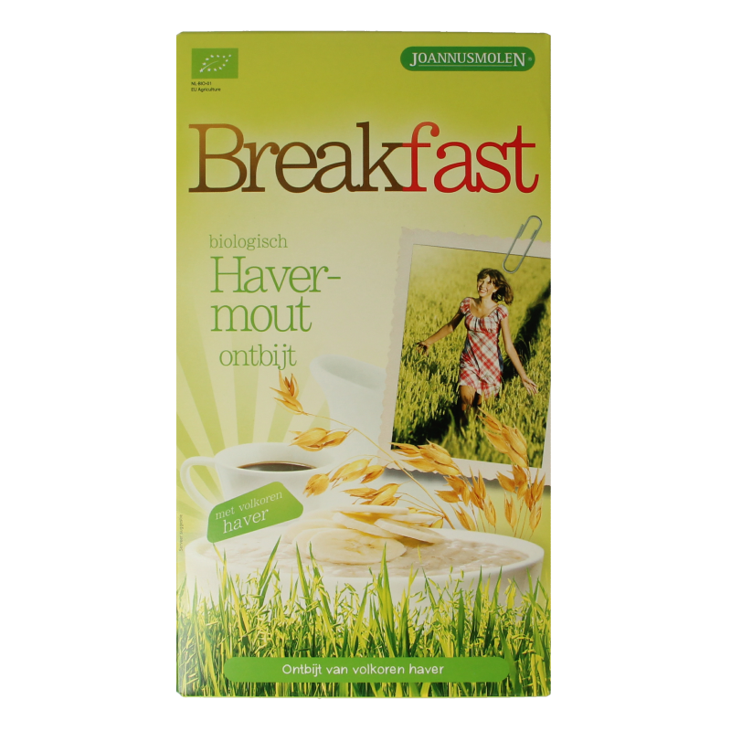 Joannusmolen Breakfast havermout ontbijt bio 300 Gram