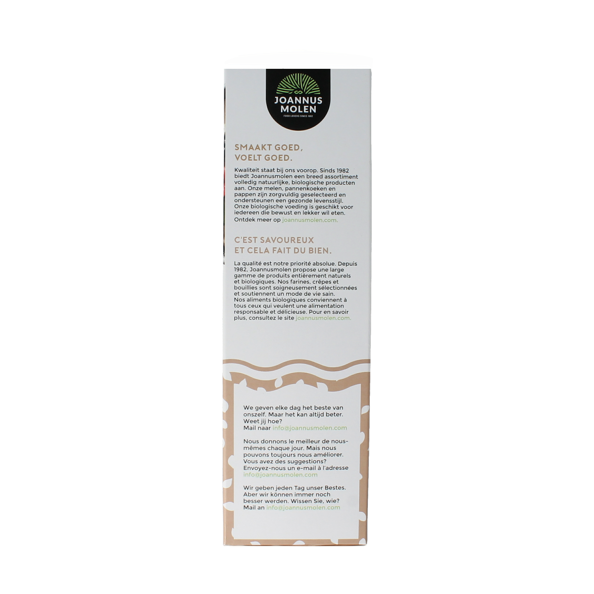 Joannusmolen Spelt haver pap bio 300.00 Gram