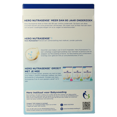 Hero Nutrasense zuigelingenmelk 1 (0-6mnd) 700.00 Gram
