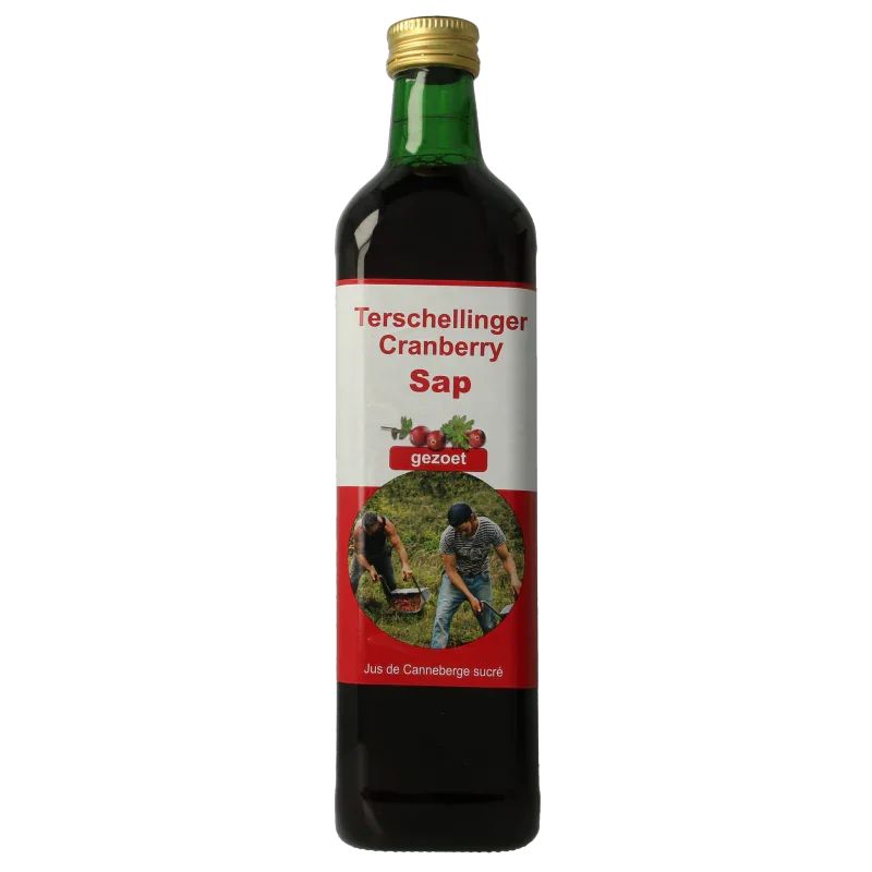Terschellinger Cranberrysap puur zoet 750 Milliliter