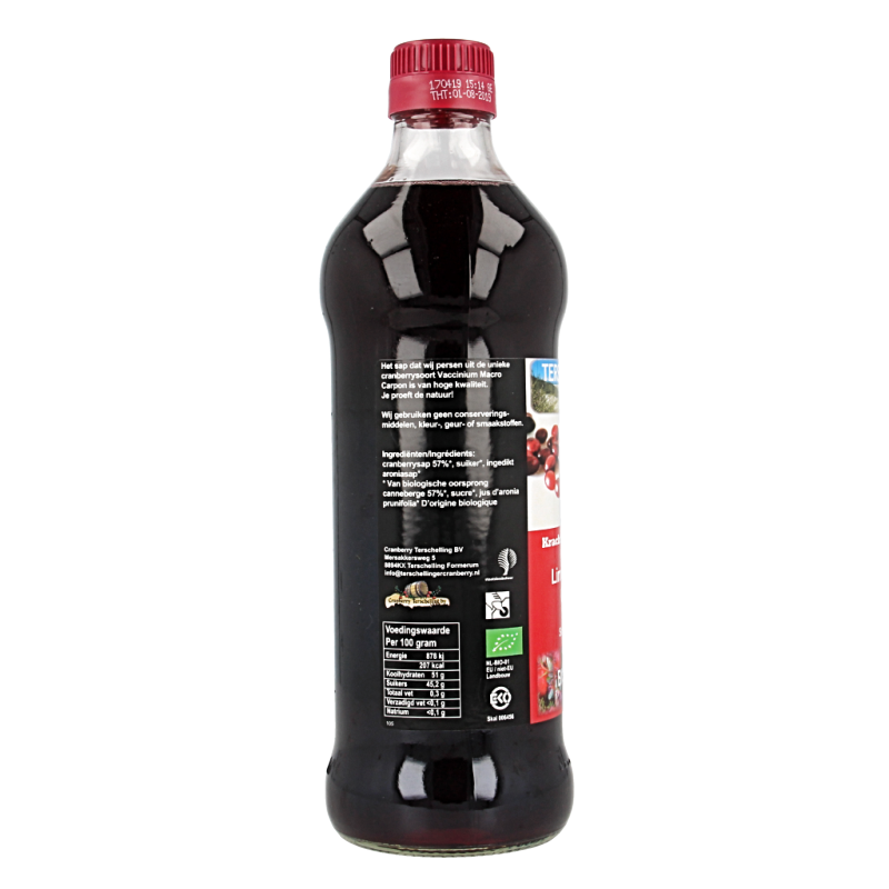 Terschellinger Cranberry siroop bio 500 Milliliter