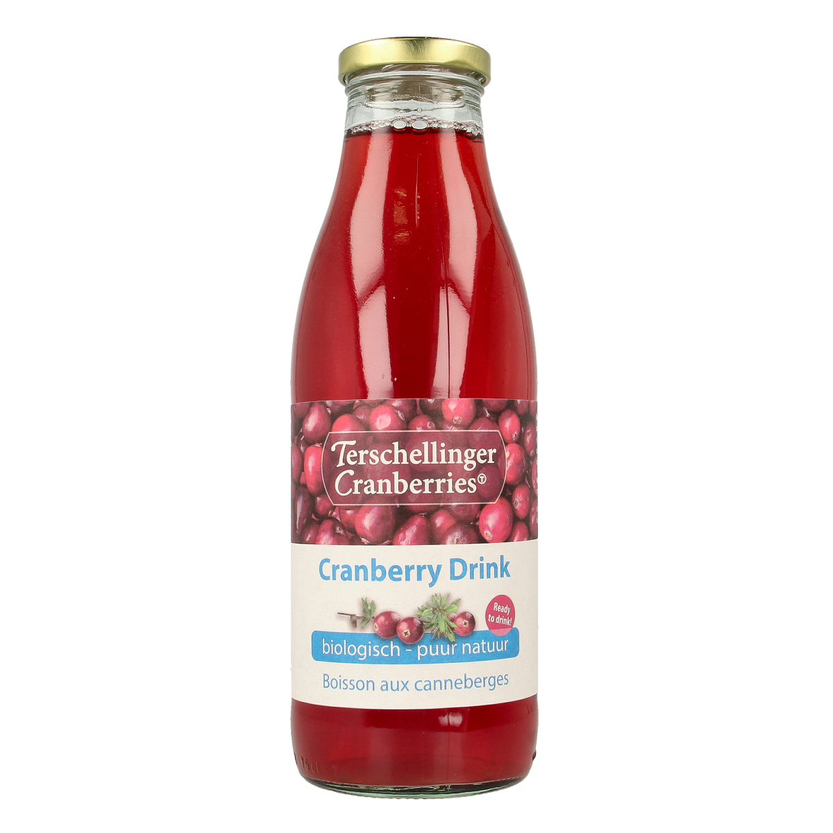 Terschellinger Cranberry drink bio 750.00 Milliliter