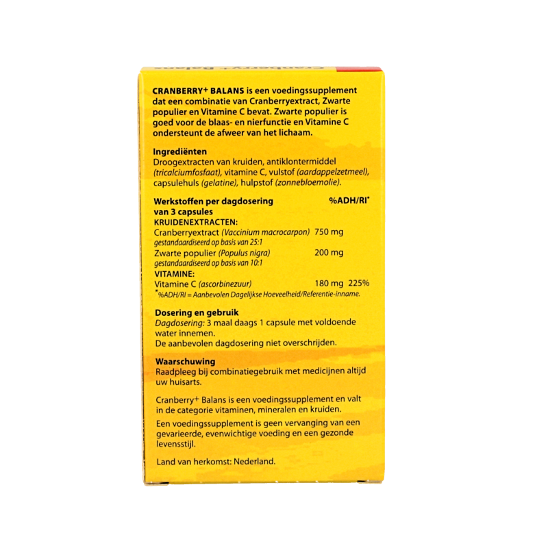 Bloem Cranberry+ balans 60 Capsules