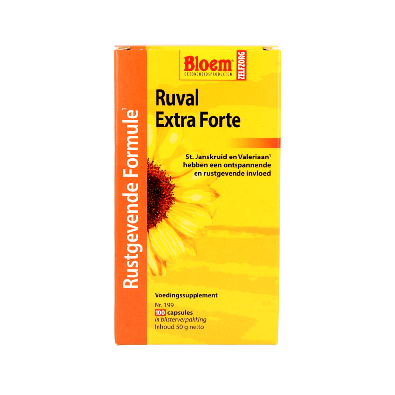 Bloem Ruval met st janskruid 100 Capsules