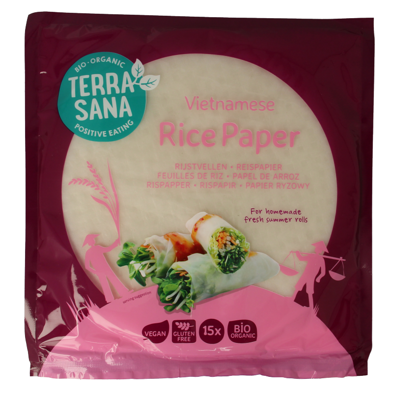 TerraSana Rijstpapier bio 150 Gram