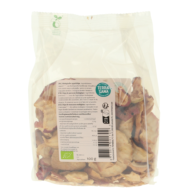 TerraSana Appelchips bio 100 Gram