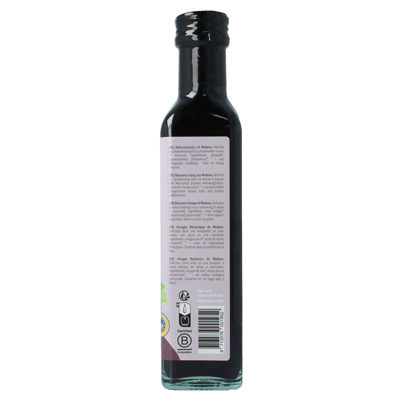 TerraSana Aceto balsamico di modena bio 250 Milliliter