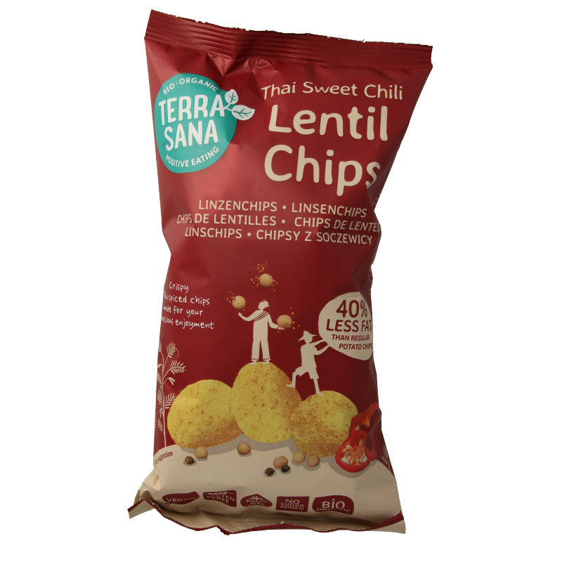 TerraSana Linzenchips Thai sweet chili bio 75 Gram