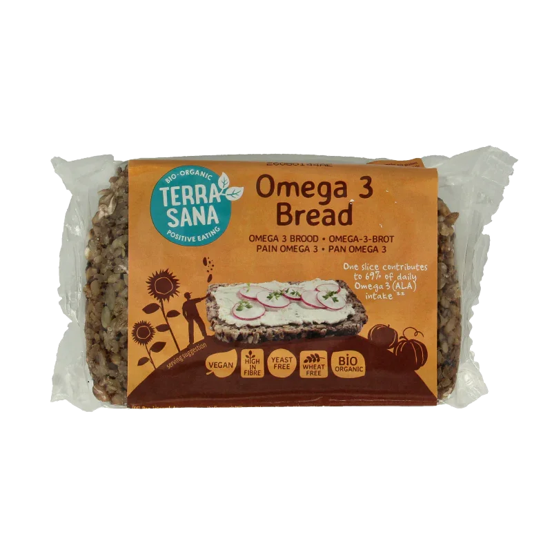 TerraSana Omega 3 brood bio 300 Gram