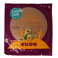 TerraSana Vietnamese bruine rijstvellen bio 150 Gram