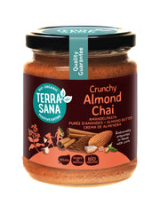 TerraSana Amandelpasta crunchy chai bio 250.00 Gram