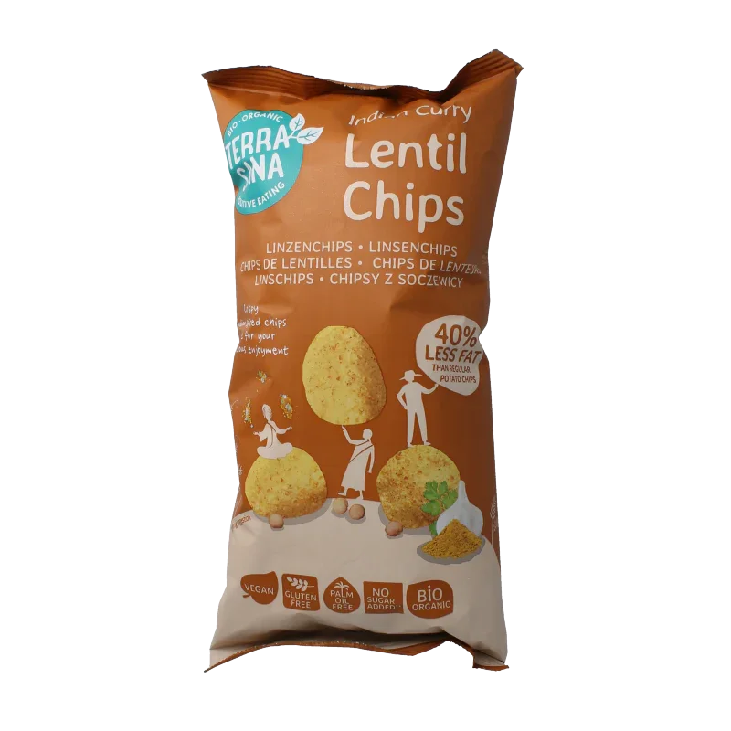 TerraSana Linzenchips Indian curry bio 75 Gram